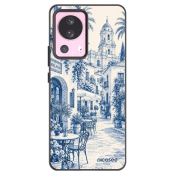 Picasee Μαύρη θήκη σιλικόνης για Xiaomi 13 Lite - Calle Azul