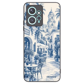 Picasee Μαύρη θήκη σιλικόνης για Xiaomi Redmi Note 12 4G - Calle Azul