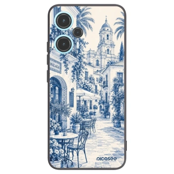 Picasee Μαύρη θήκη σιλικόνης για Xiaomi Poco F5 - Calle Azul