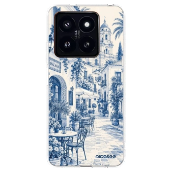 Picasee διαφανής θήκη σιλικόνης Xiaomi 14 Pro - Calle Azul