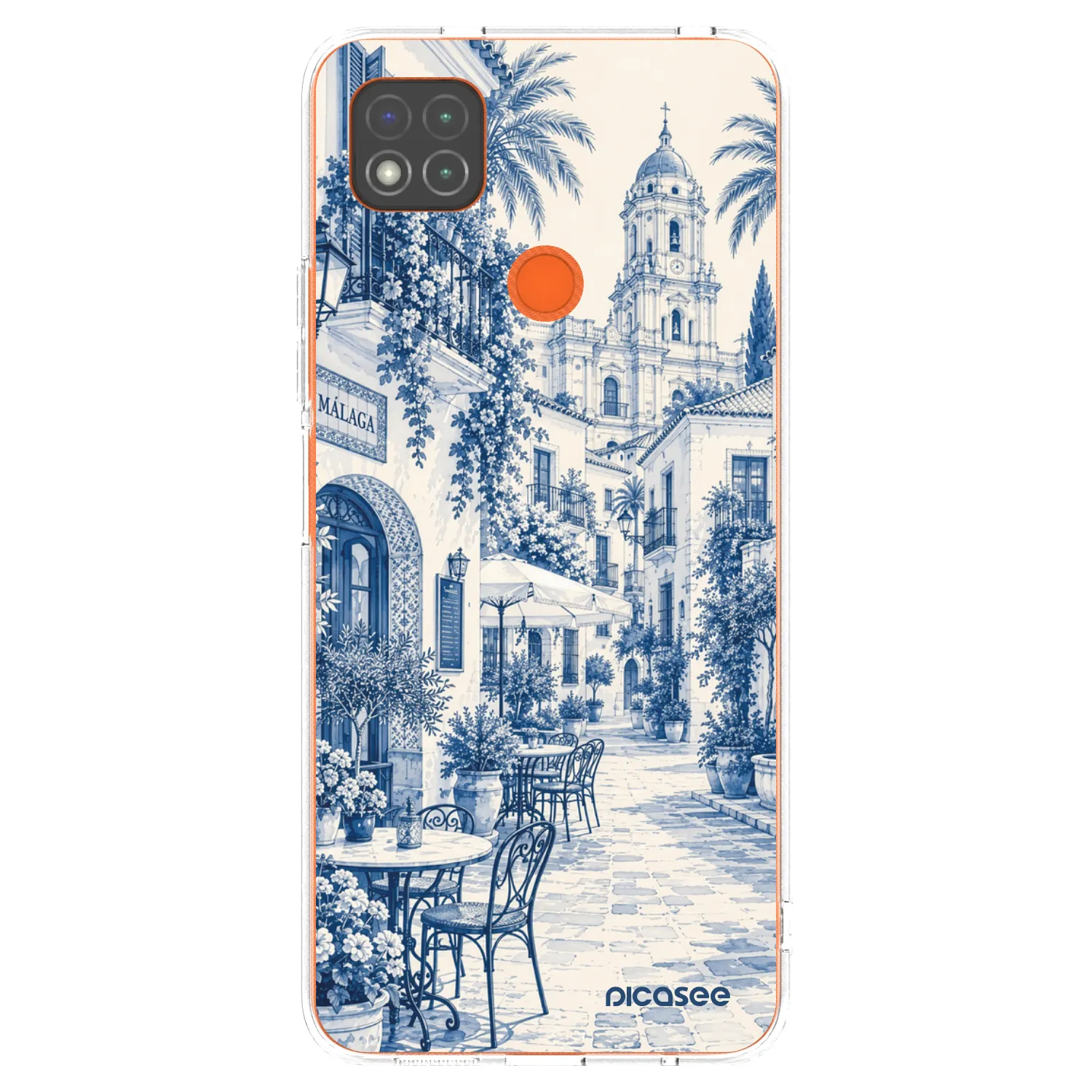 Picasee διαφανής θήκη σιλικόνης Xiaomi Redmi 9C - Calle Azul
