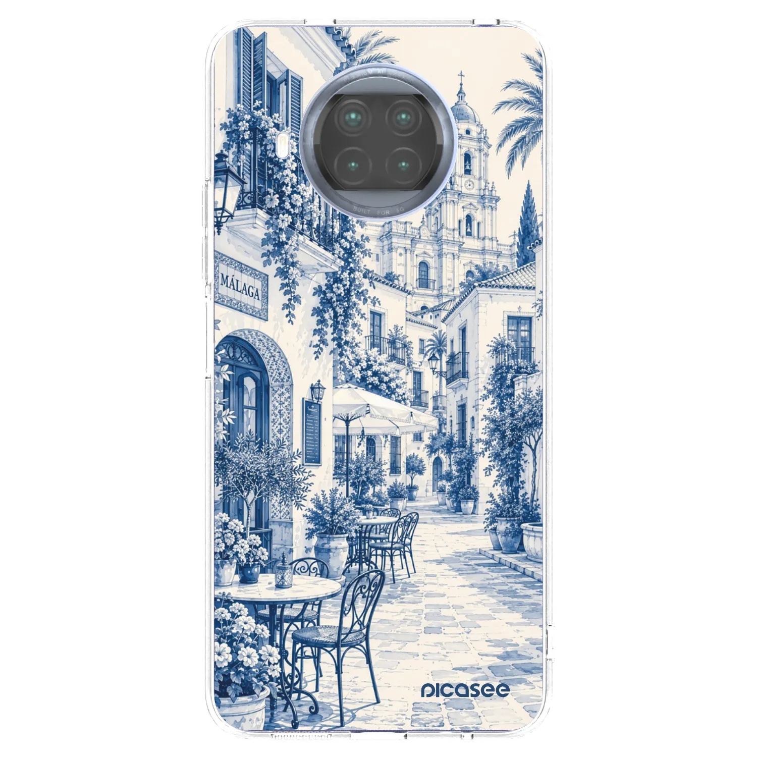 Picasee διαφανής θήκη σιλικόνης Xiaomi Mi 10T Lite - Calle Azul