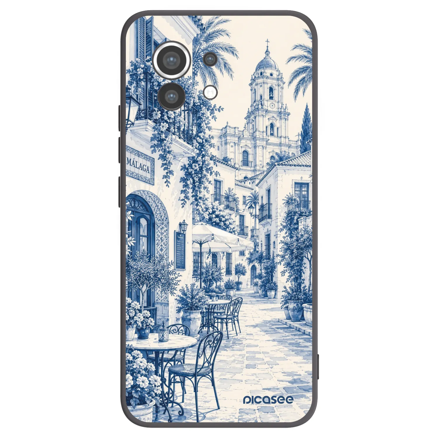 Picasee Μαύρη θήκη σιλικόνης για Xiaomi Mi 11 - Calle Azul