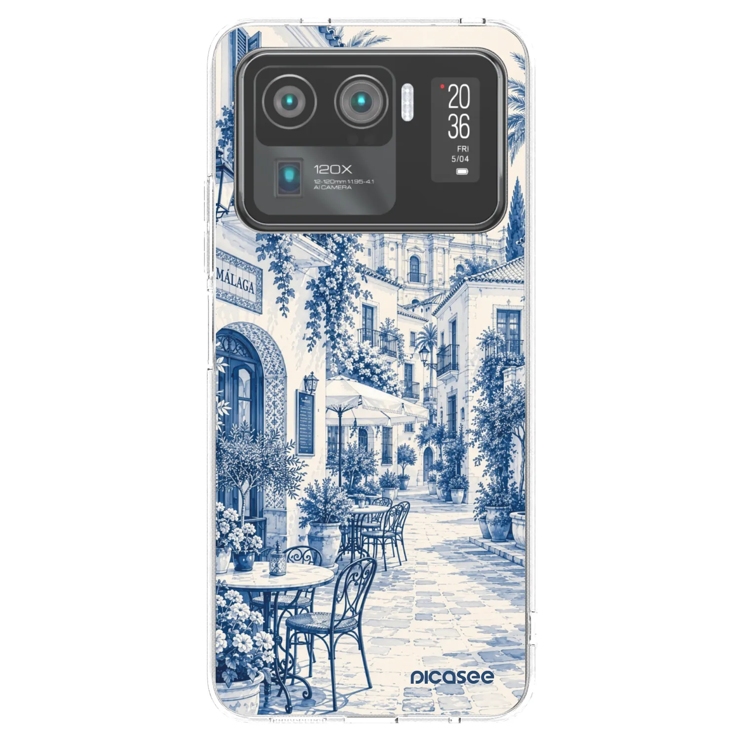 Picasee διαφανής θήκη σιλικόνης Xiaomi Mi 11 Ultra - Calle Azul