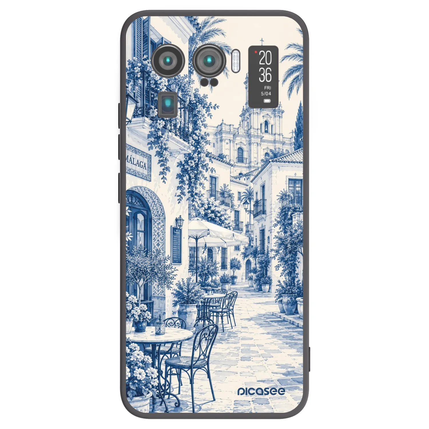 Picasee Μαύρη θήκη σιλικόνης για Xiaomi Mi 11 Ultra - Calle Azul