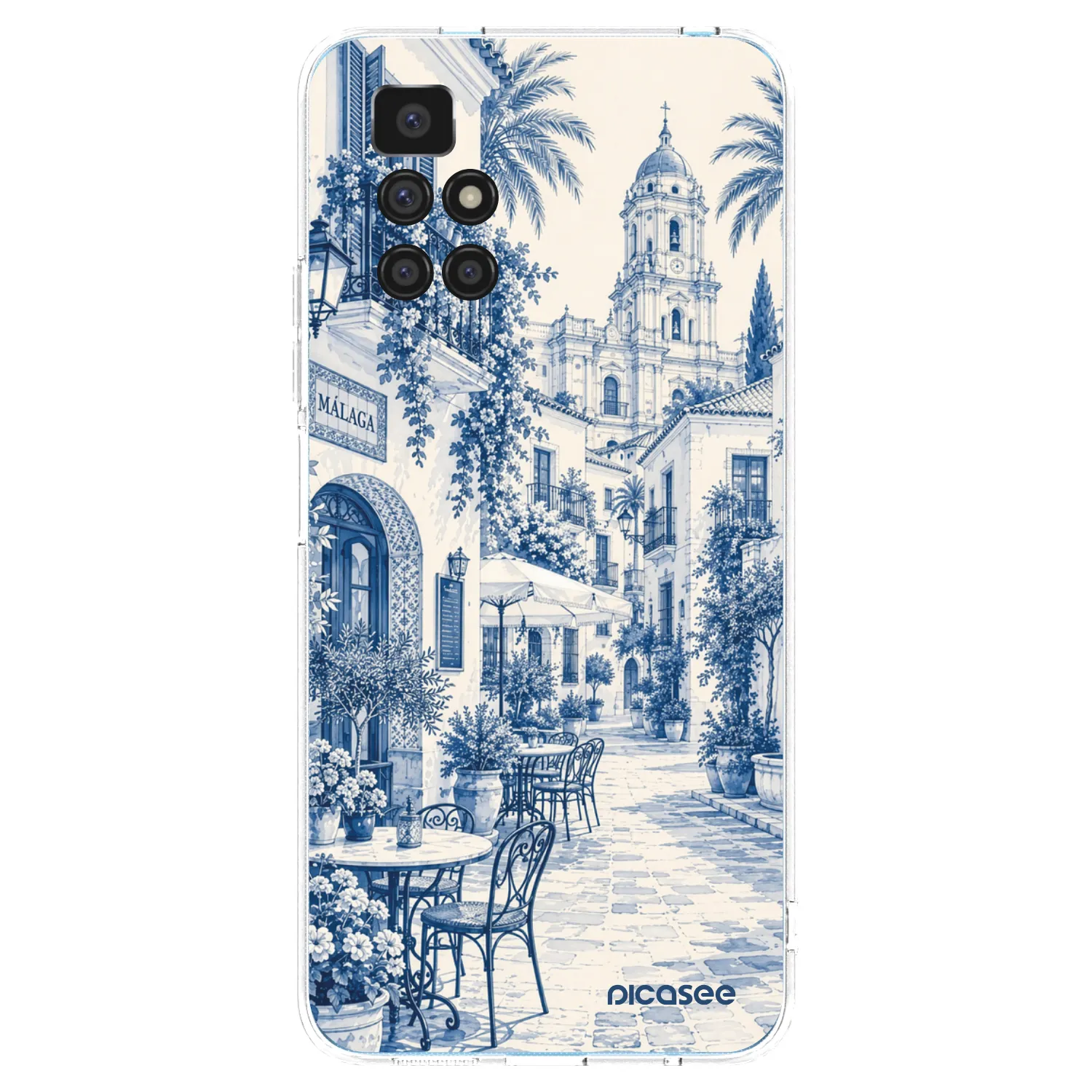 Picasee διαφανής θήκη σιλικόνης Xiaomi Redmi 10 - Calle Azul