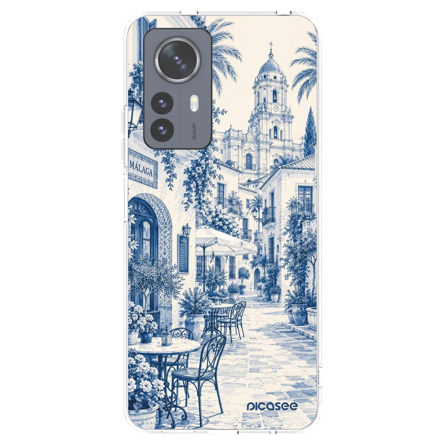 Picasee διαφανής θήκη σιλικόνης Xiaomi 12 Pro - Calle Azul