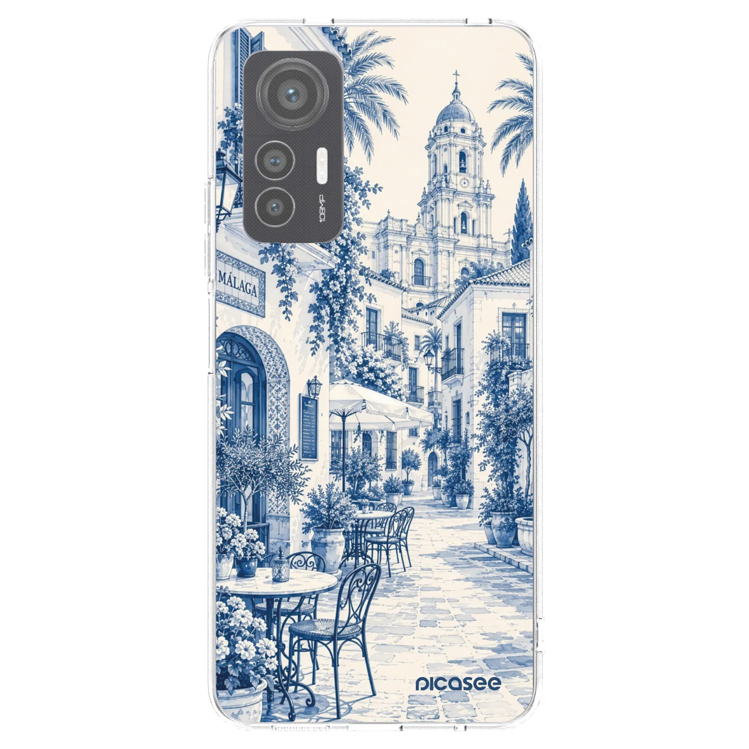 Picasee διαφανής θήκη σιλικόνης Xiaomi 12 Lite - Calle Azul