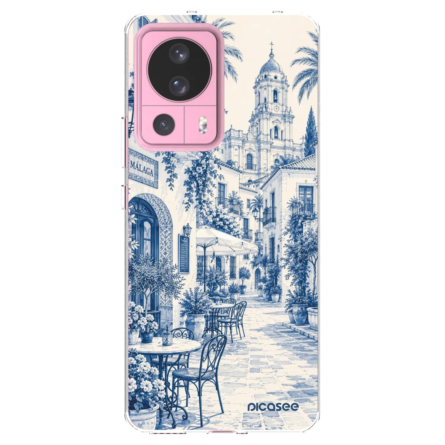 Picasee διαφανής θήκη σιλικόνης Xiaomi 13 Lite - Calle Azul