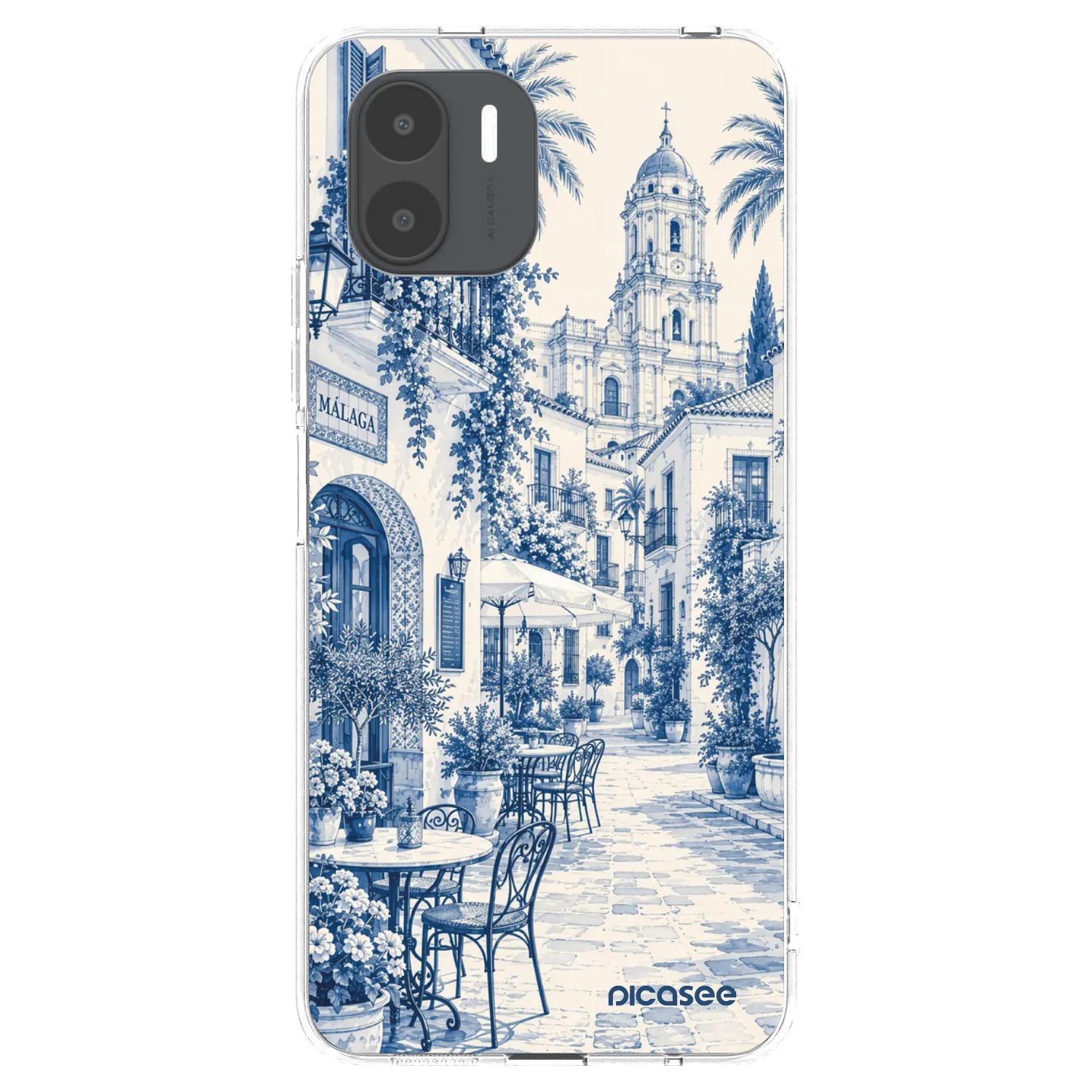 Picasee διαφανής θήκη σιλικόνης Xiaomi Redmi A2 - Calle Azul