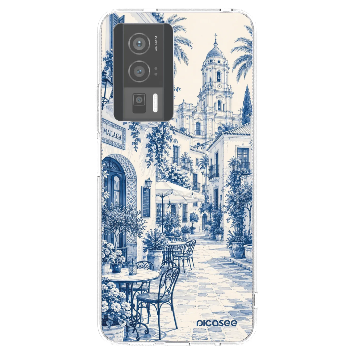 Picasee διαφανής θήκη σιλικόνης Xiaomi Poco F5 Pro 5G - Calle Azul