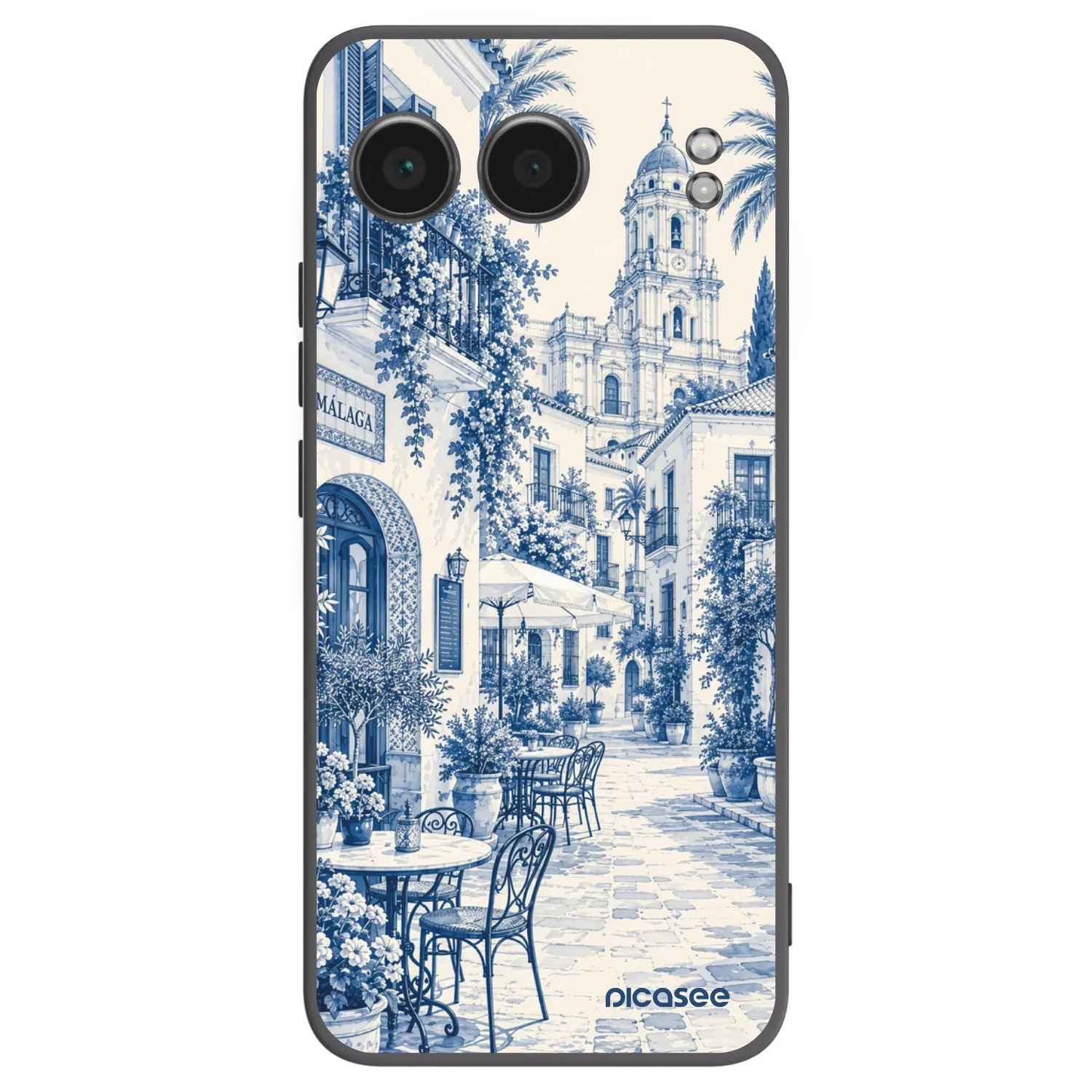 Picasee Μαύρη θήκη σιλικόνης για OnePlus Nord 4 - Calle Azul