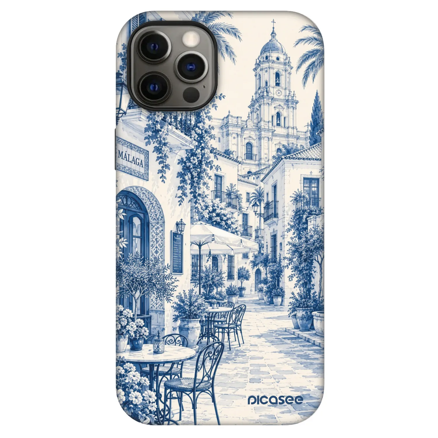 Picasee Fashion Case MagSafe για Apple iPhone 12 - Calle Azul