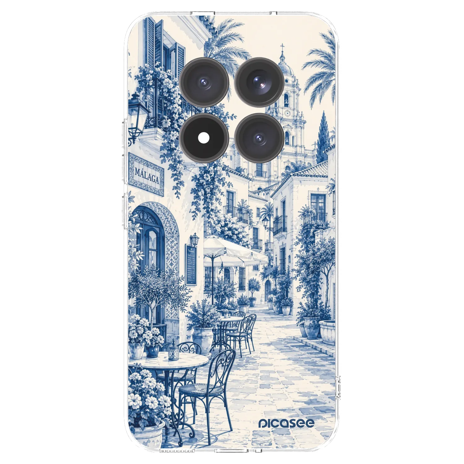 Picasee διαφανής θήκη σιλικόνης Xiaomi Redmi Note 15 Pro+ - Calle Azul