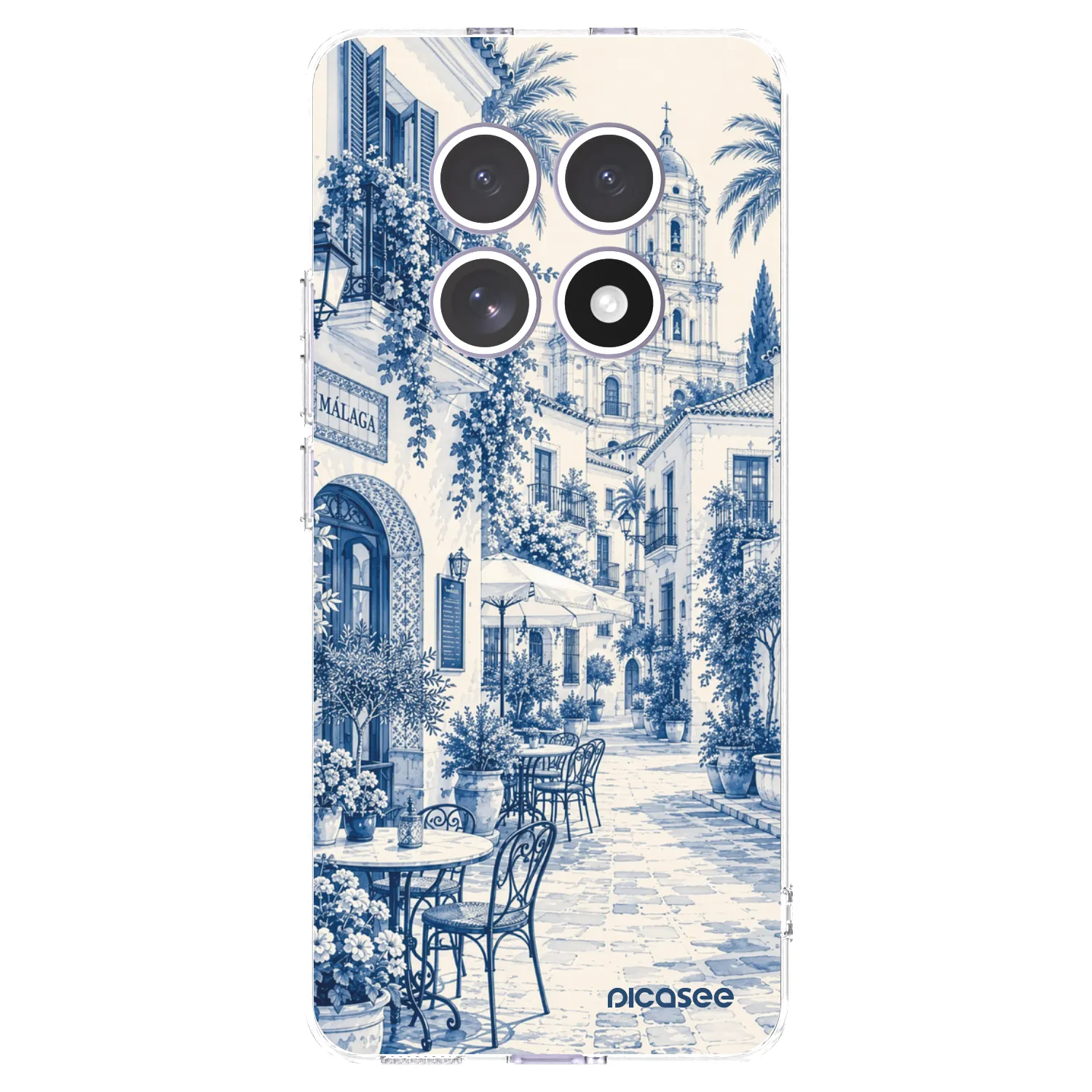 Picasee διαφανής θήκη σιλικόνης Xiaomi Redmi Note 15 4G - Calle Azul