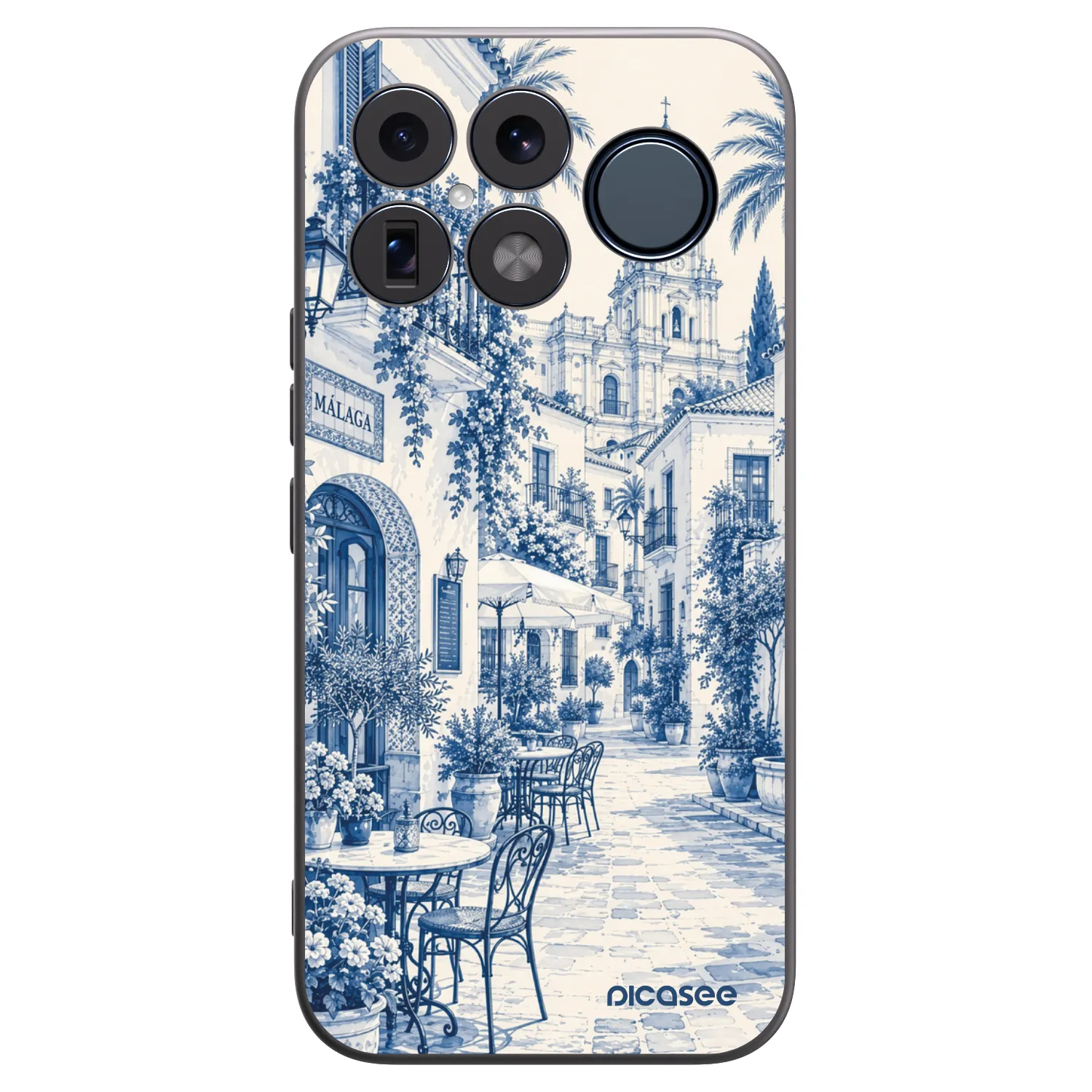 Picasee Μαύρη θήκη σιλικόνης για Xiaomi Poco F8 Ultra - Calle Azul