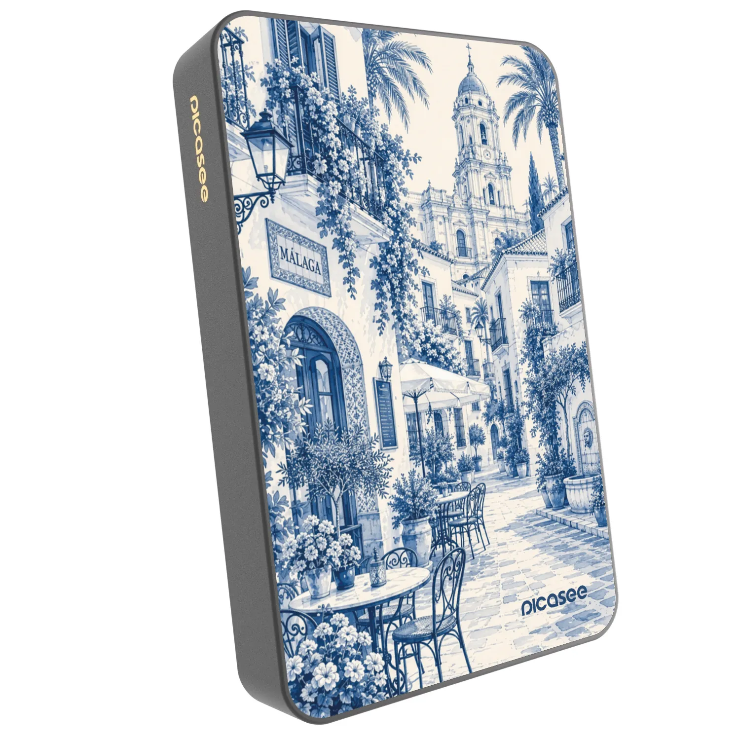 Picasee Powerbank με MagSafe 10 000 mAh Γκρί - Calle Azul