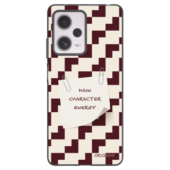 Picasee Μαύρη θήκη σιλικόνης για Xiaomi Redmi Note 12 Pro+ 5G - Lead Role