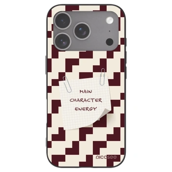 Picasee Μαύρη θήκη σιλικόνης για Apple iPhone 18 Pro - Lead Role