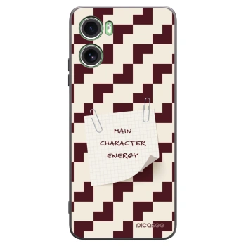 Picasee Μαύρη θήκη σιλικόνης για Motorola Moto G06 - Lead Role