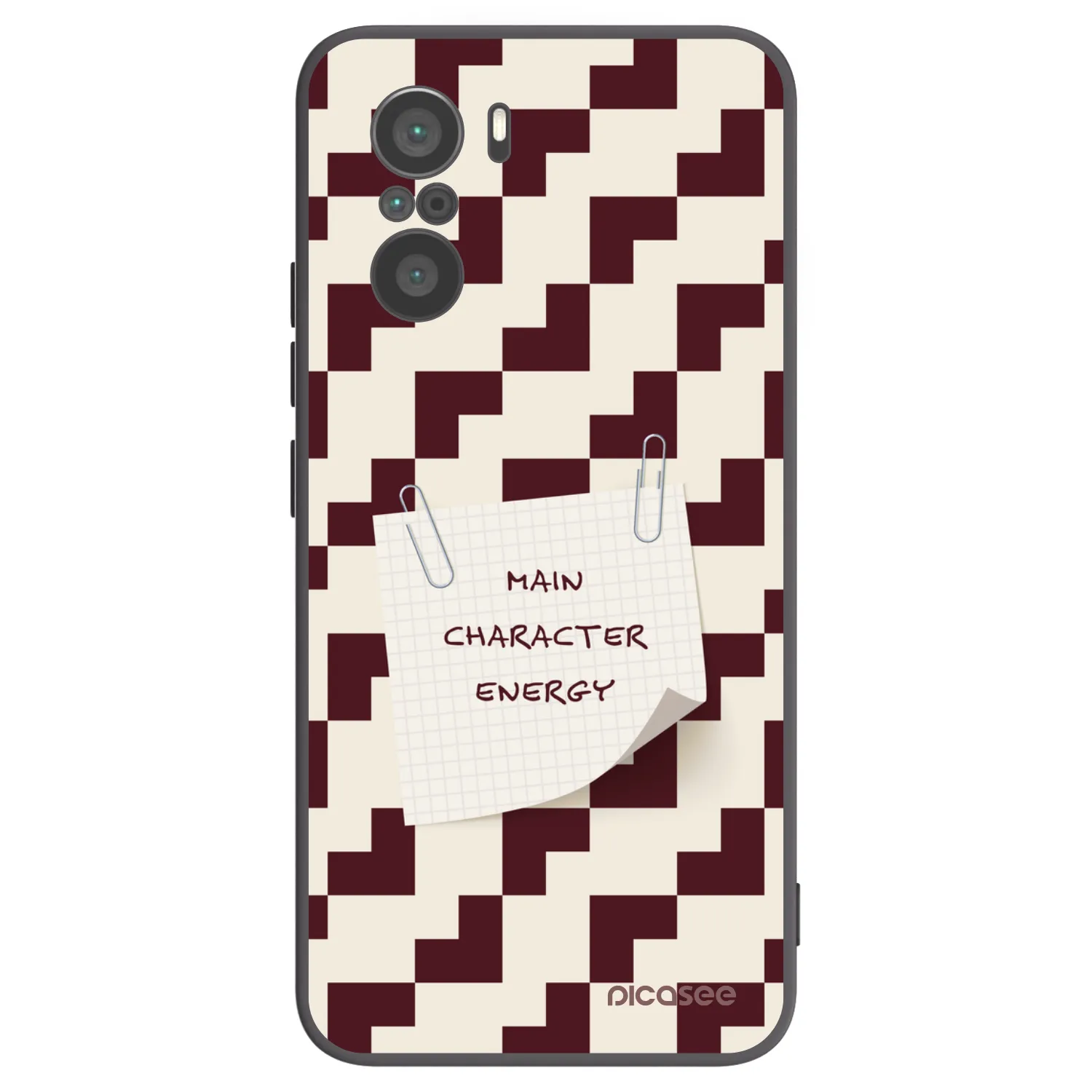 Picasee Μαύρη θήκη σιλικόνης για Xiaomi Poco F3 - Lead Role