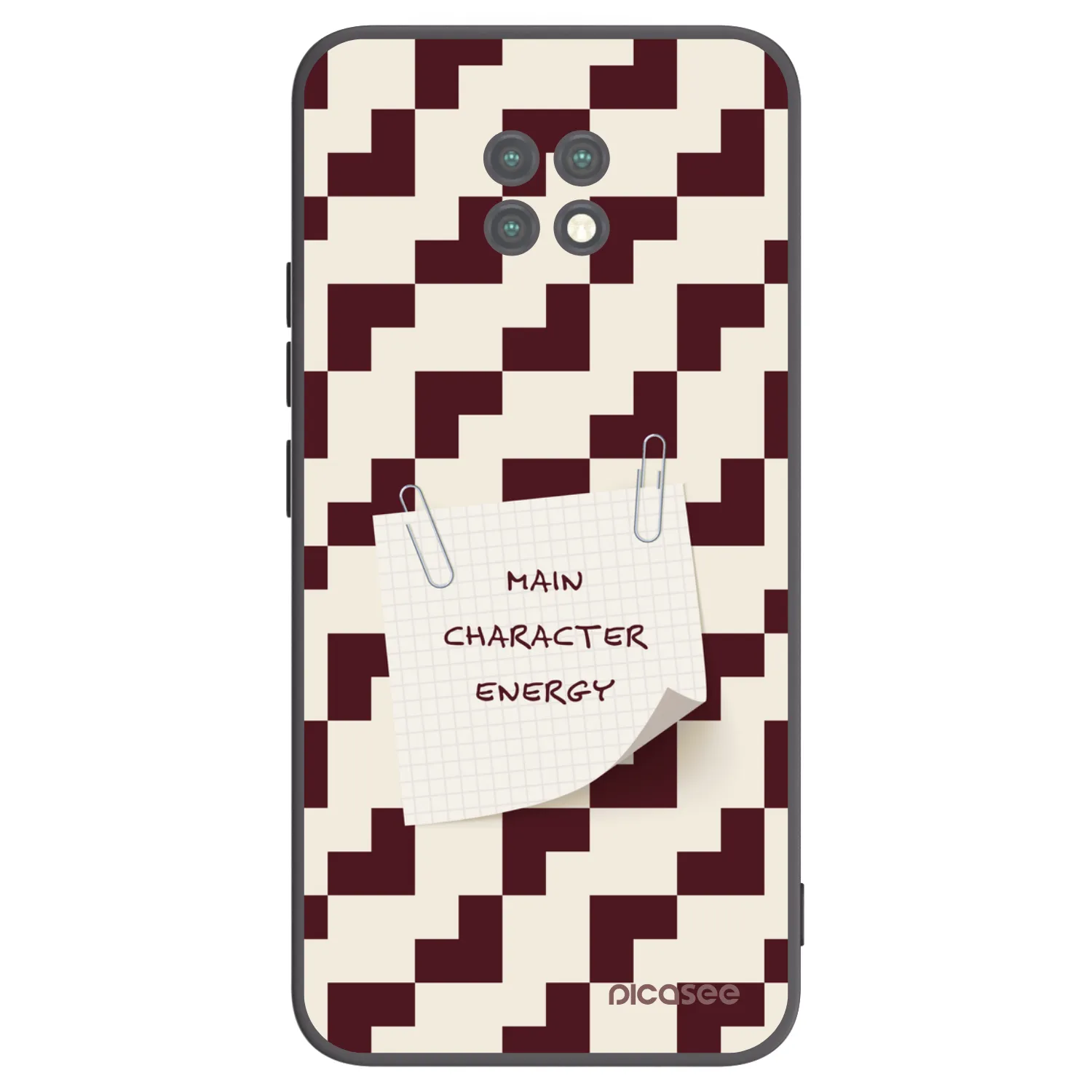 Picasee Μαύρη θήκη σιλικόνης για Xiaomi Redmi Note 9T - Lead Role