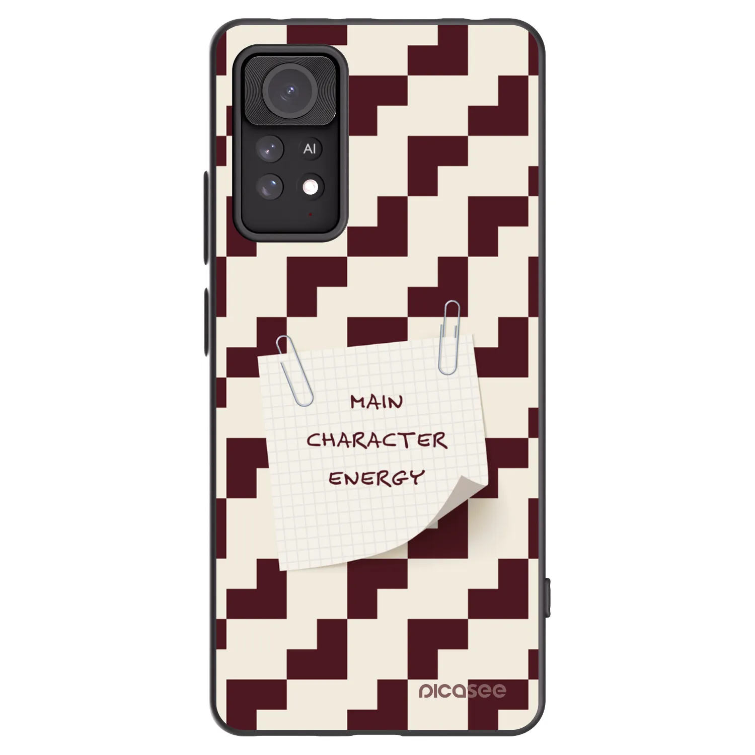 Picasee Μαύρη θήκη σιλικόνης για Xiaomi Redmi Note 11 Pro - Lead Role