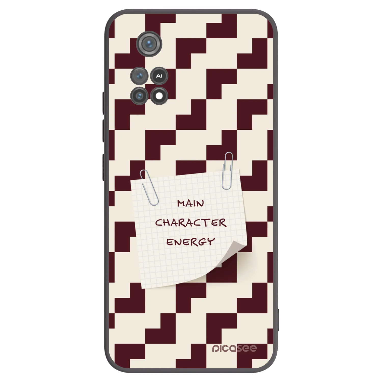 Picasee Μαύρη θήκη σιλικόνης για Xiaomi Poco M4 Pro - Lead Role