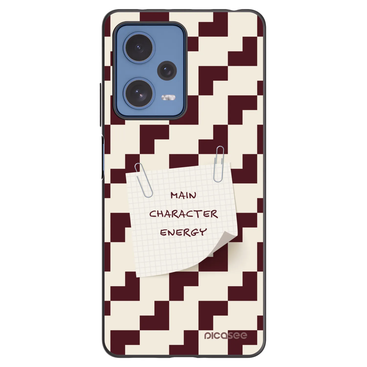 Picasee Μαύρη θήκη σιλικόνης για Xiaomi Redmi Note 12 Pro 5G - Lead Role