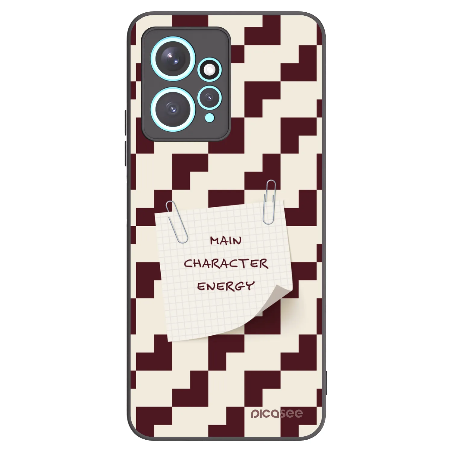 Picasee Μαύρη θήκη σιλικόνης για Xiaomi Redmi Note 12 4G - Lead Role