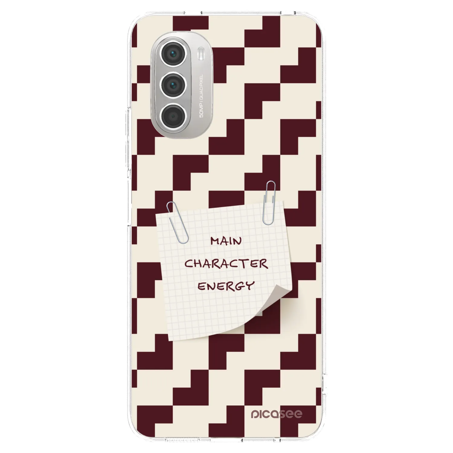 Picasee διαφανής θήκη σιλικόνης Motorola Moto G51 - Lead Role