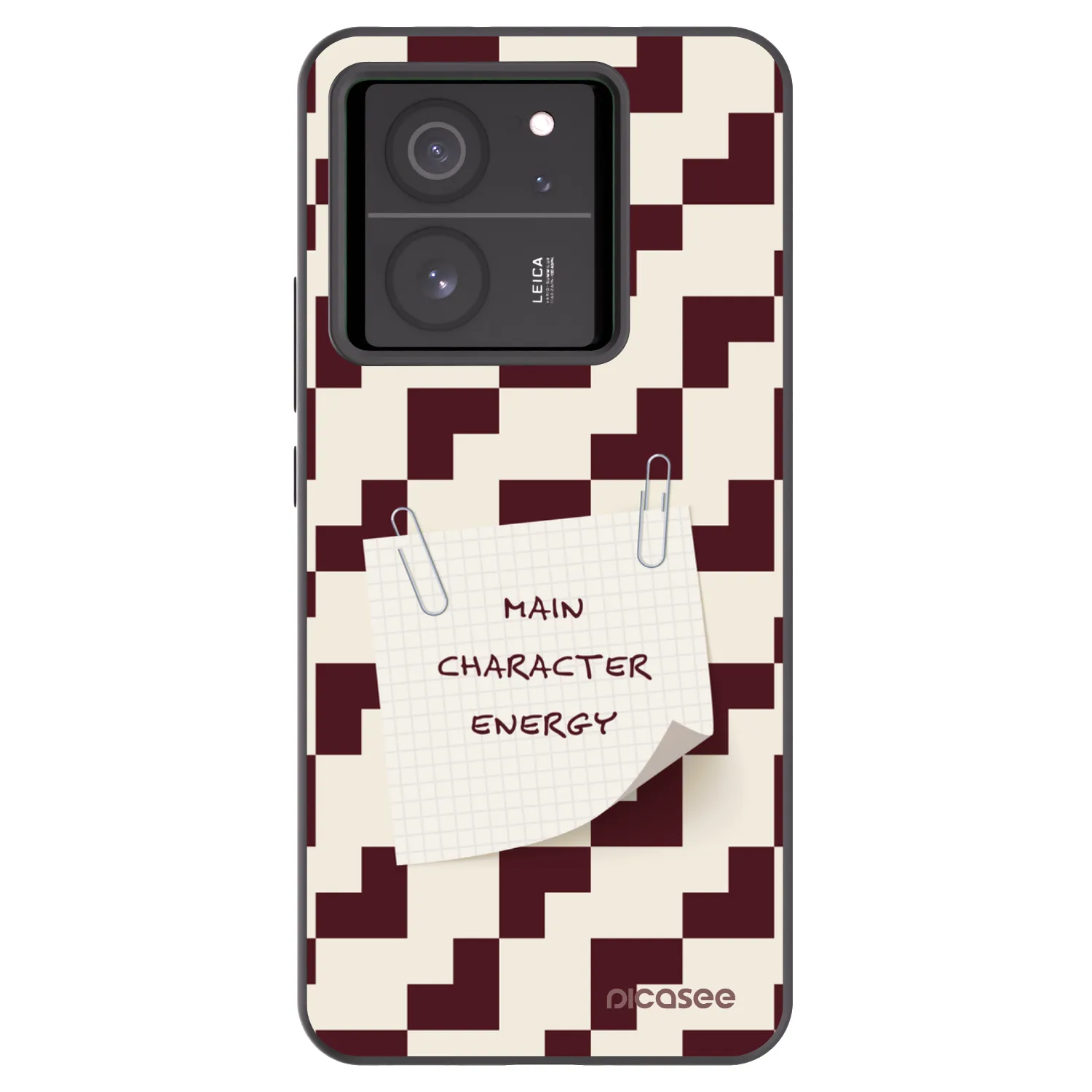 Picasee Μαύρη θήκη σιλικόνης για Xiaomi 13T Pro - Lead Role