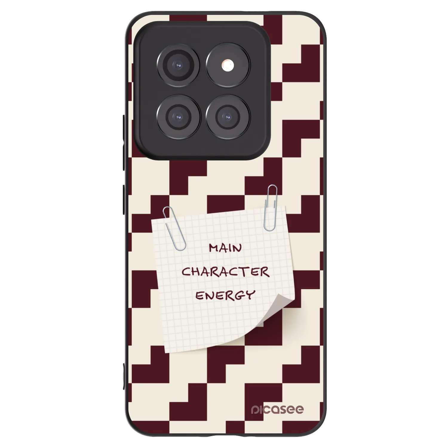 Picasee Μαύρη θήκη σιλικόνης για Xiaomi 14 Pro - Lead Role