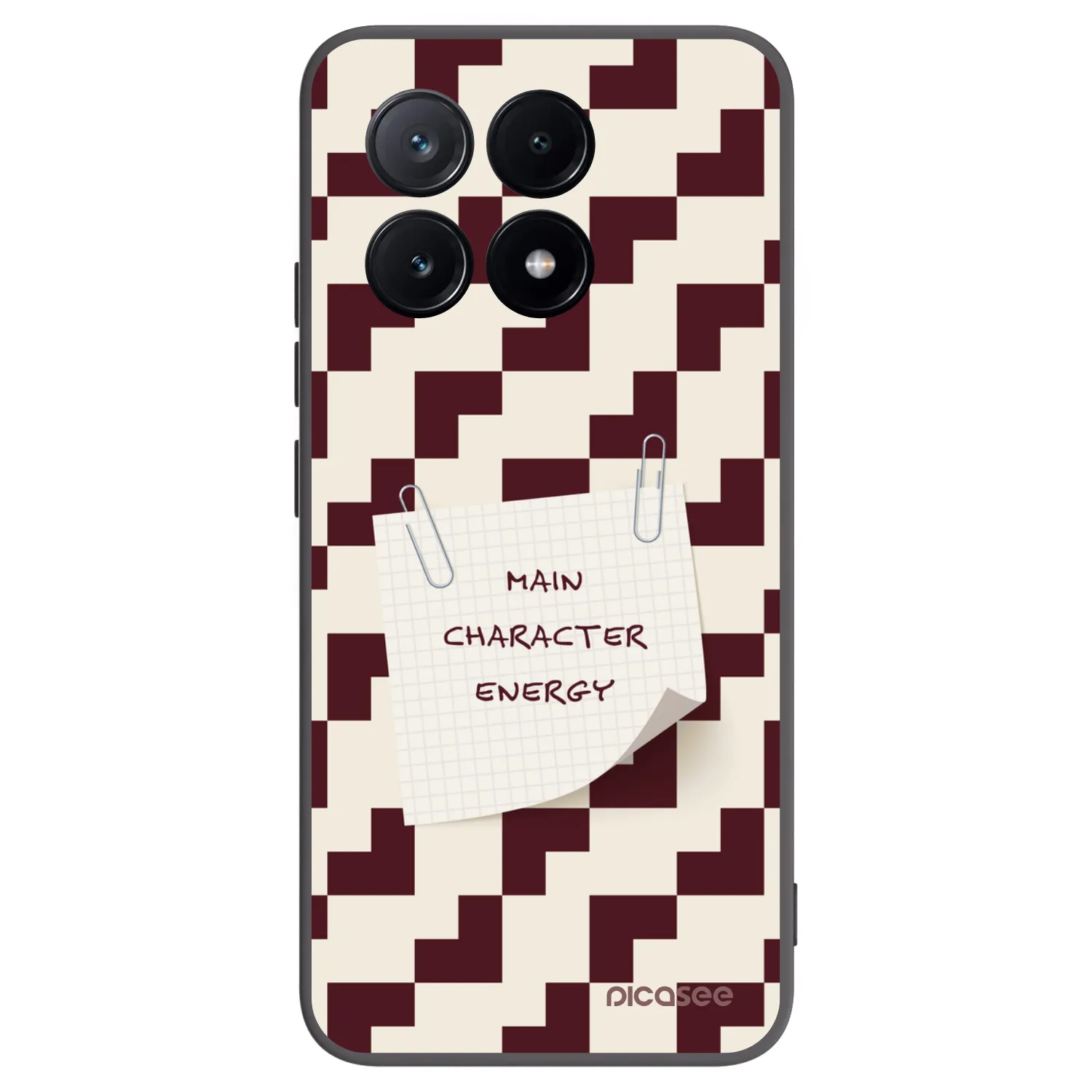 Picasee Μαύρη θήκη σιλικόνης για Xiaomi Poco X6 Pro - Lead Role