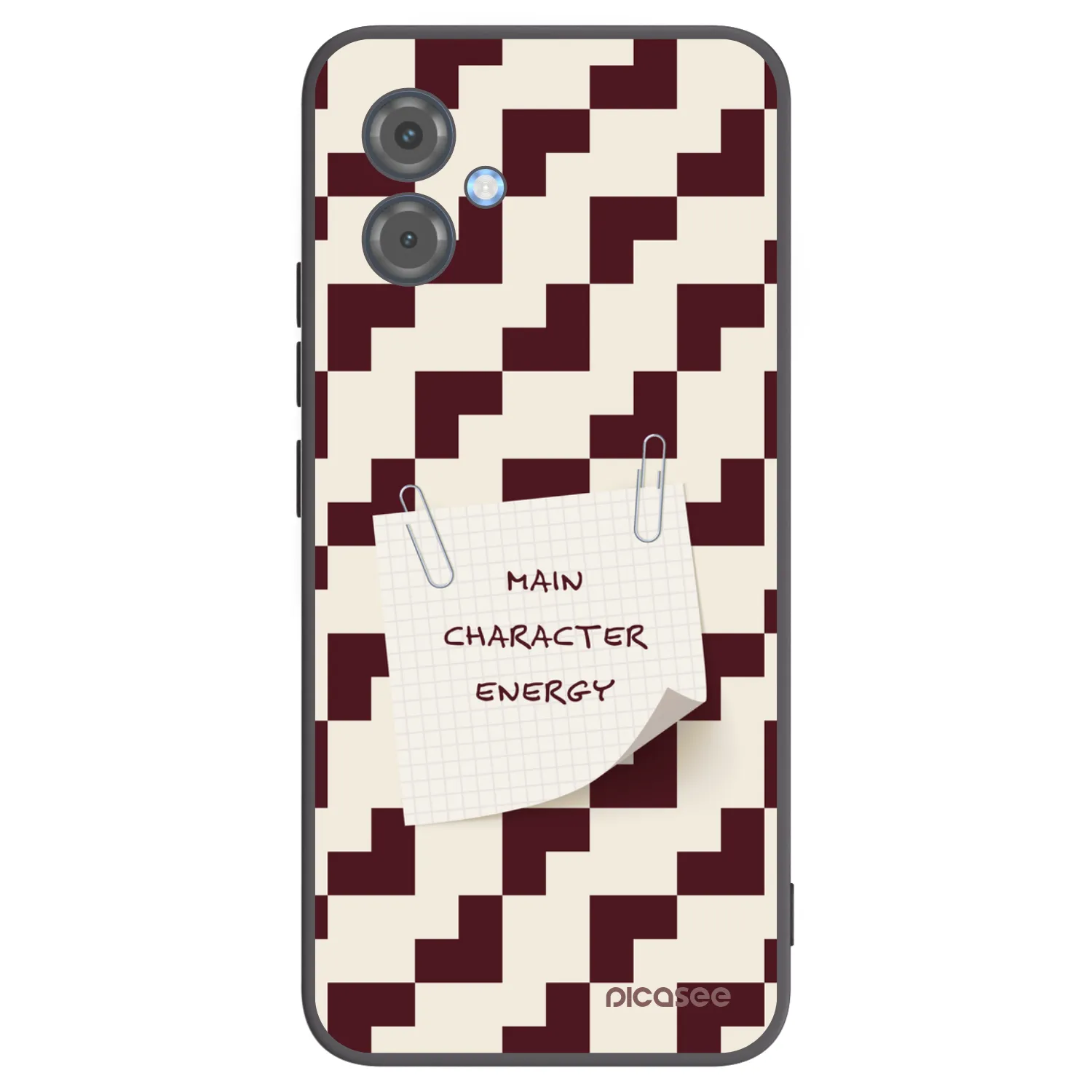 Picasee Μαύρη θήκη σιλικόνης για Motorola Moto G14 - Lead Role