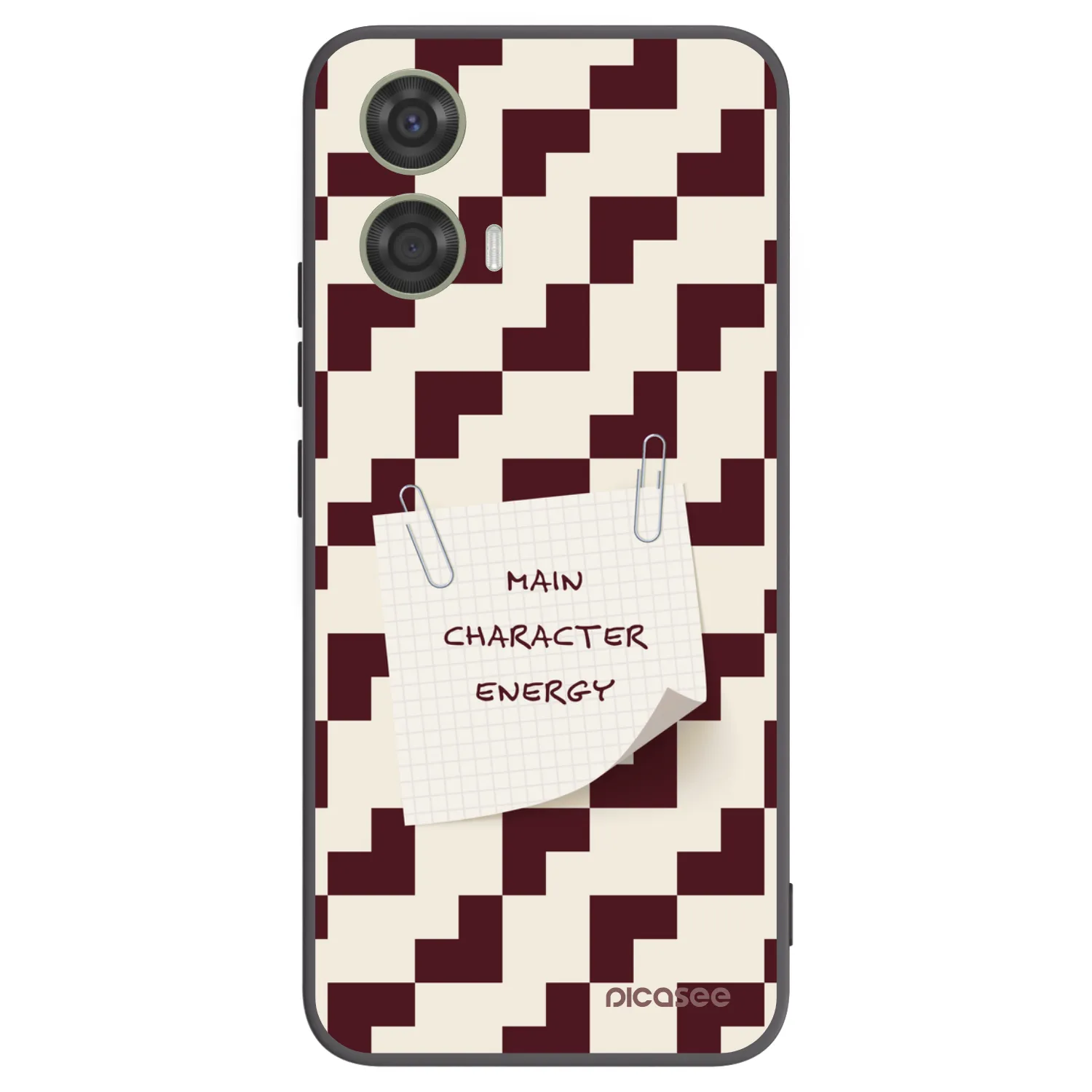 Picasee Μαύρη θήκη σιλικόνης για Motorola Moto G24 - Lead Role