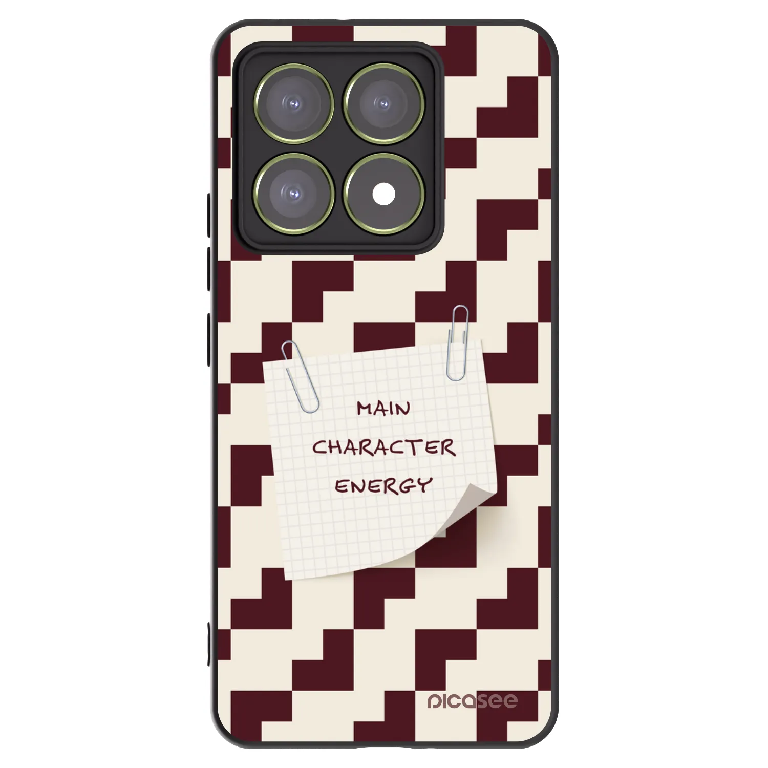 Picasee Μαύρη θήκη σιλικόνης για Xiaomi 14T - Lead Role