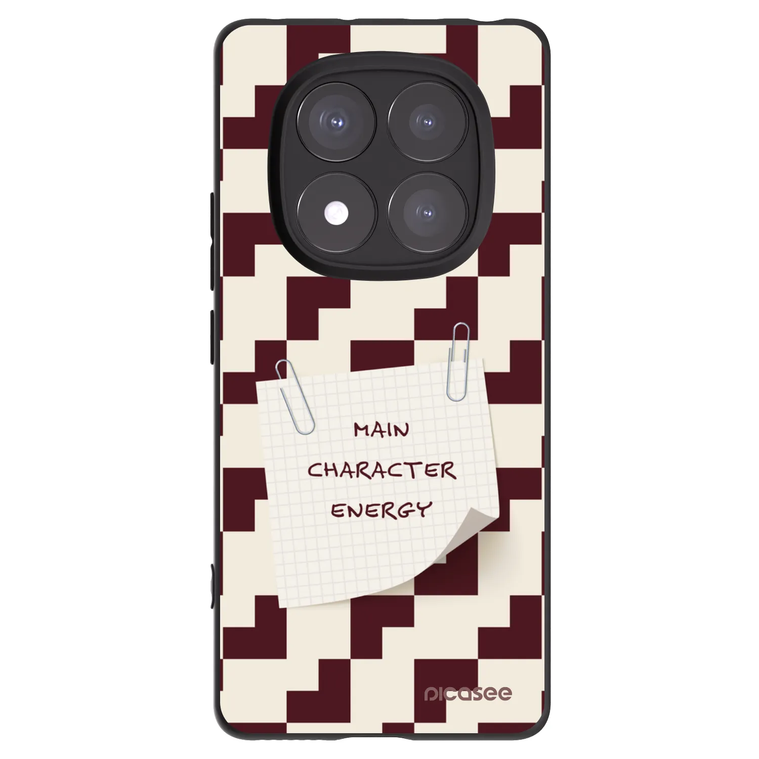 Picasee Μαύρη θήκη σιλικόνης για Xiaomi Redmi Note 14 Pro 5G - Lead Role
