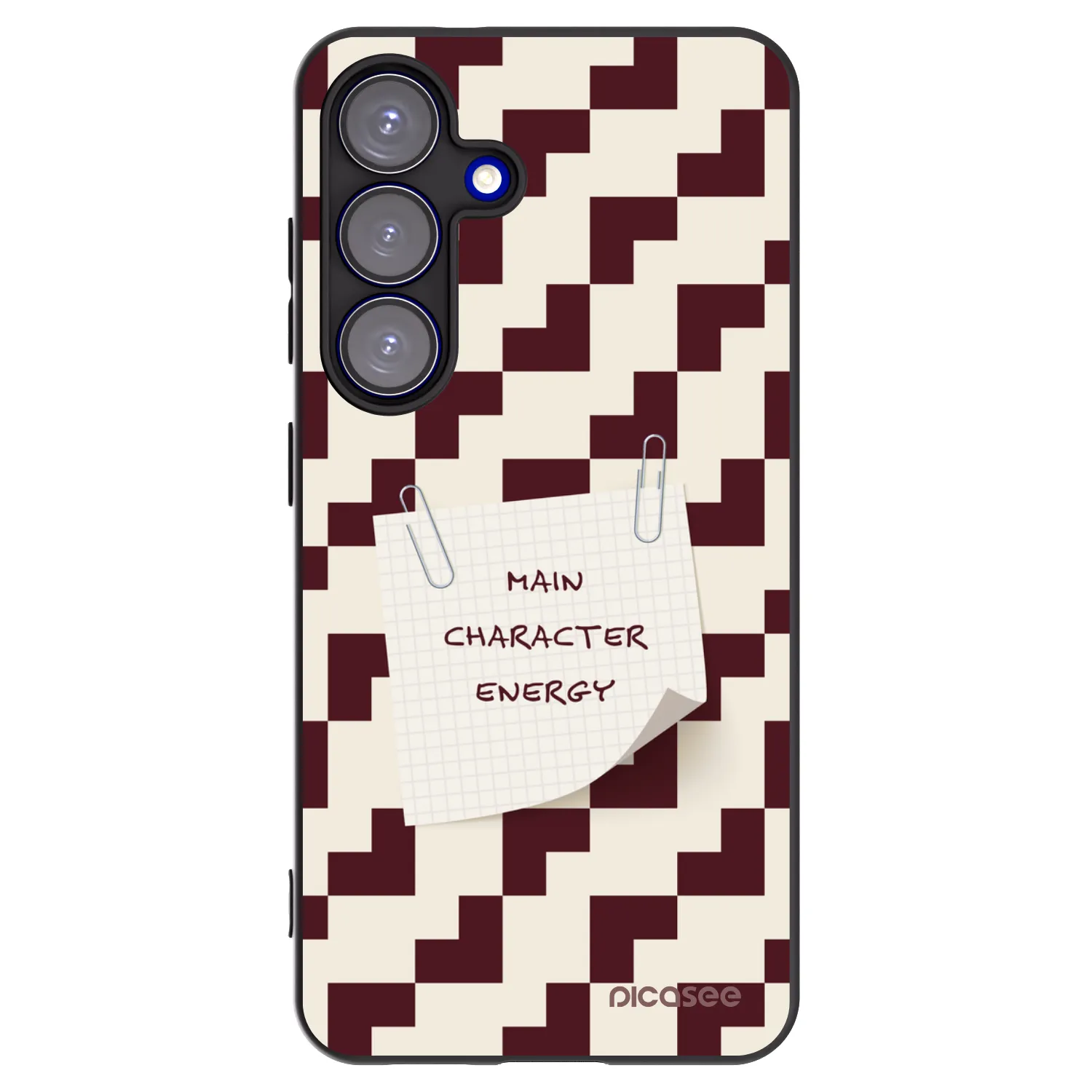 Picasee Μαύρη θήκη σιλικόνης για Samsung Galaxy S25 5G - Lead Role