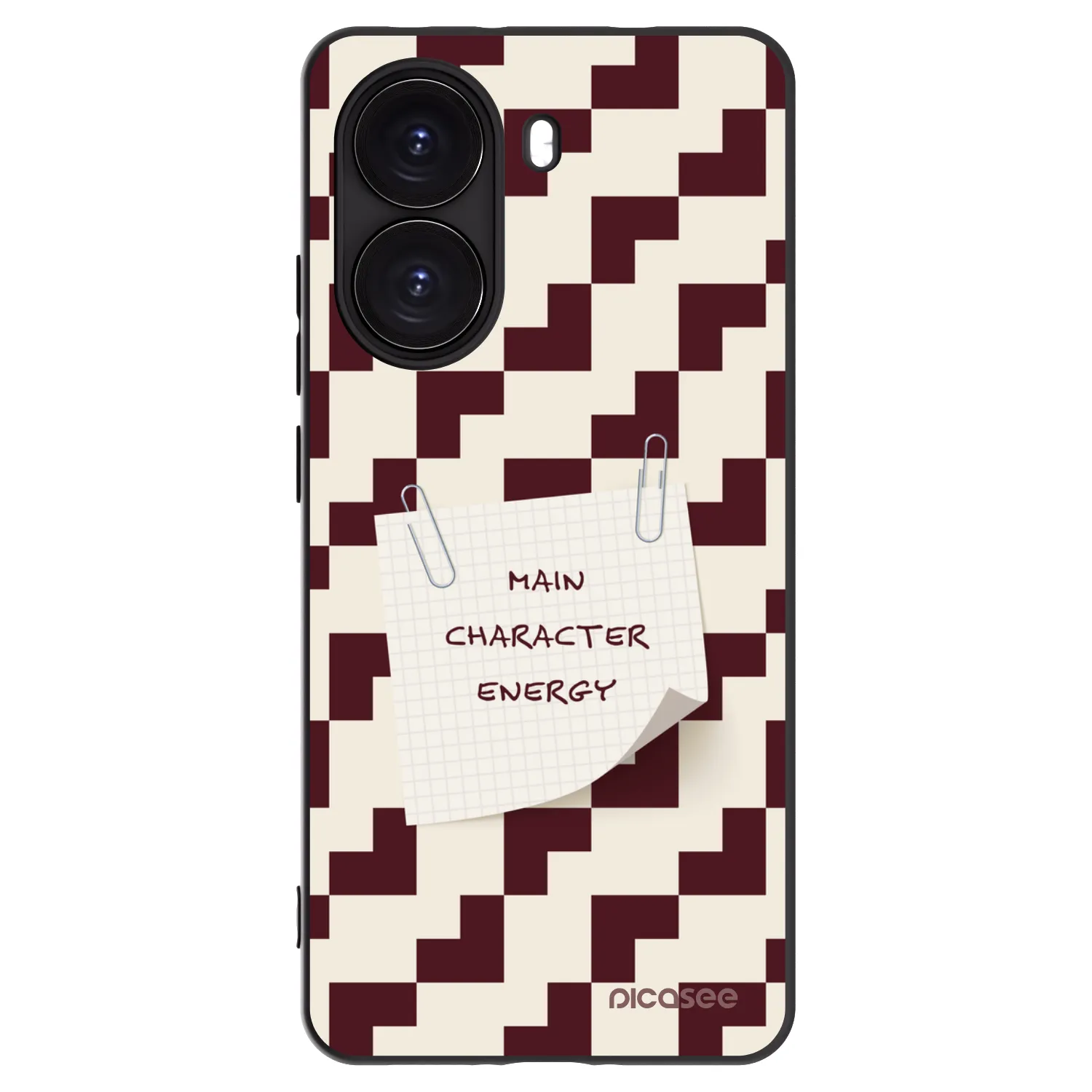 Picasee Μαύρη θήκη σιλικόνης για Xiaomi Poco X7 Pro 5G - Lead Role