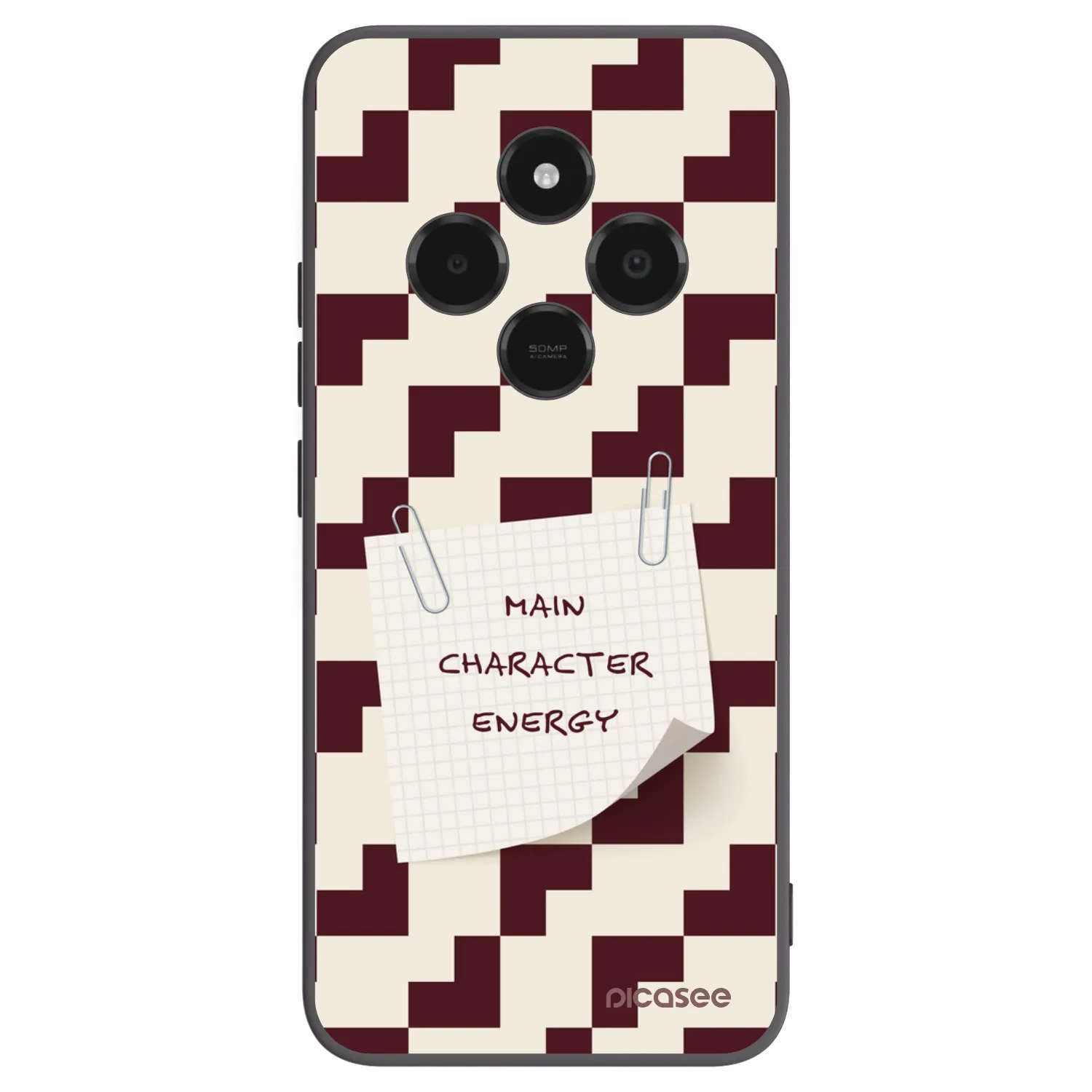 Picasee Μαύρη θήκη σιλικόνης για Xiaomi Poco C75 - Lead Role