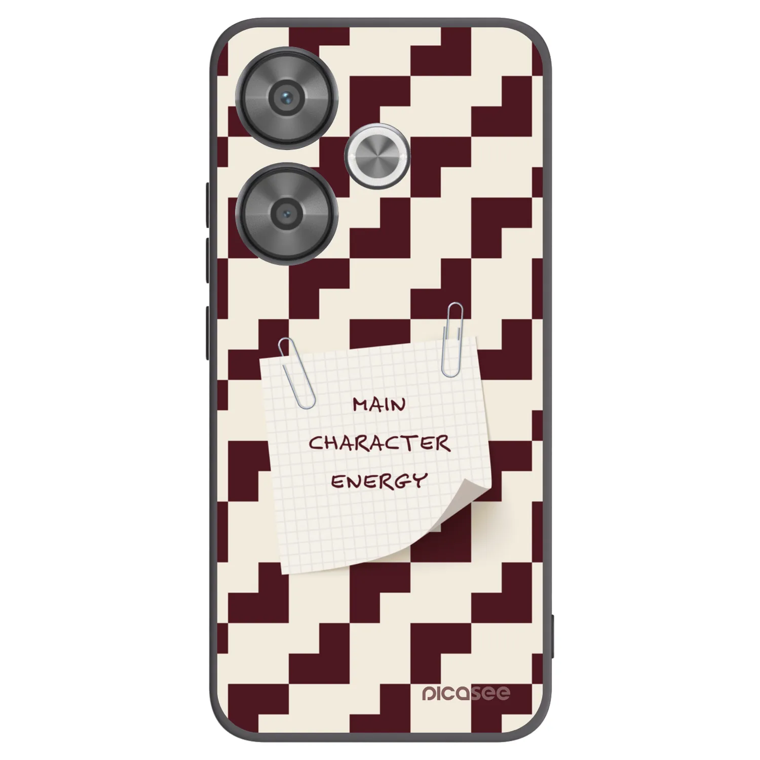 Picasee Μαύρη θήκη σιλικόνης για Xiaomi Poco F6 - Lead Role