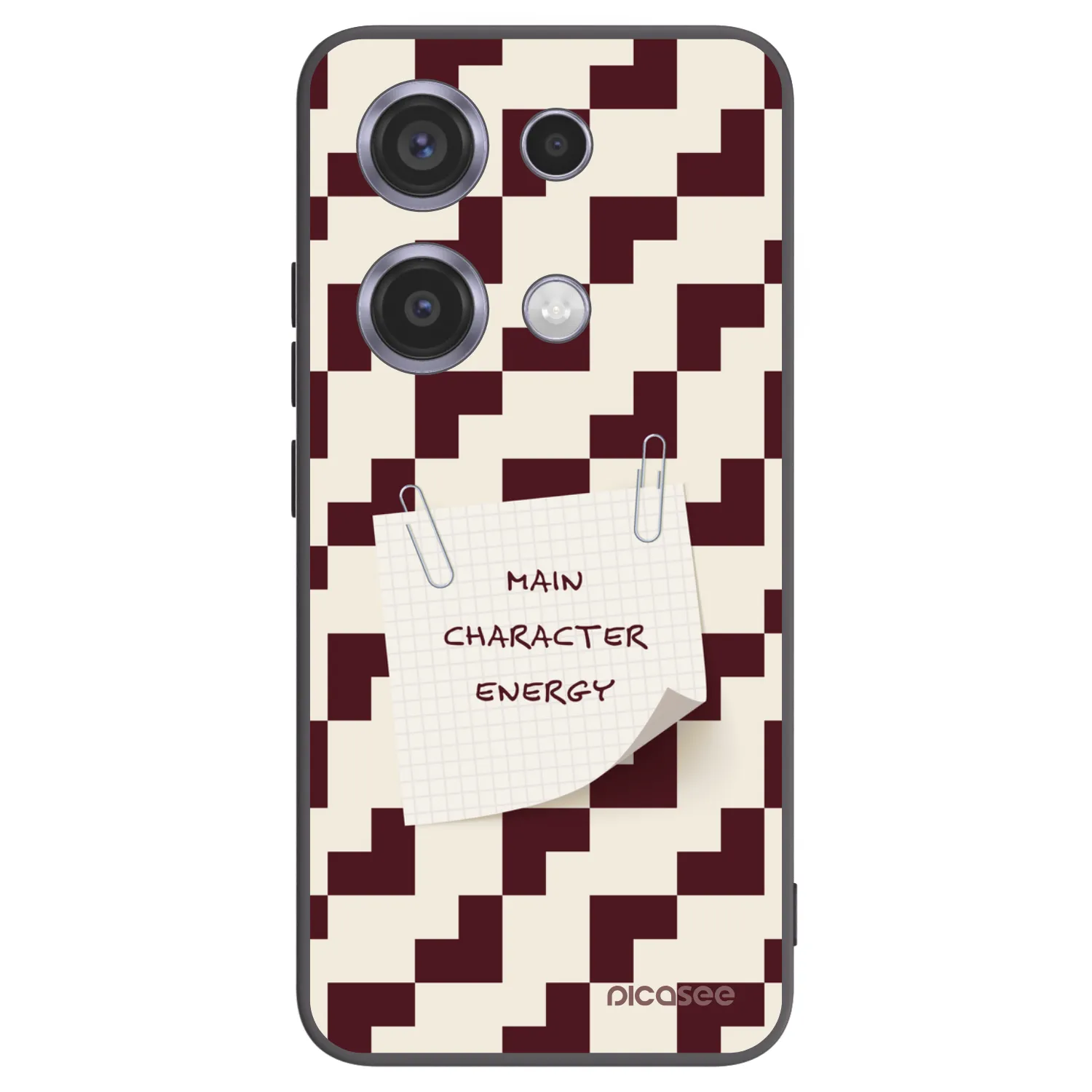 Picasee Μαύρη θήκη σιλικόνης για Xiaomi Redmi Note 14S - Lead Role