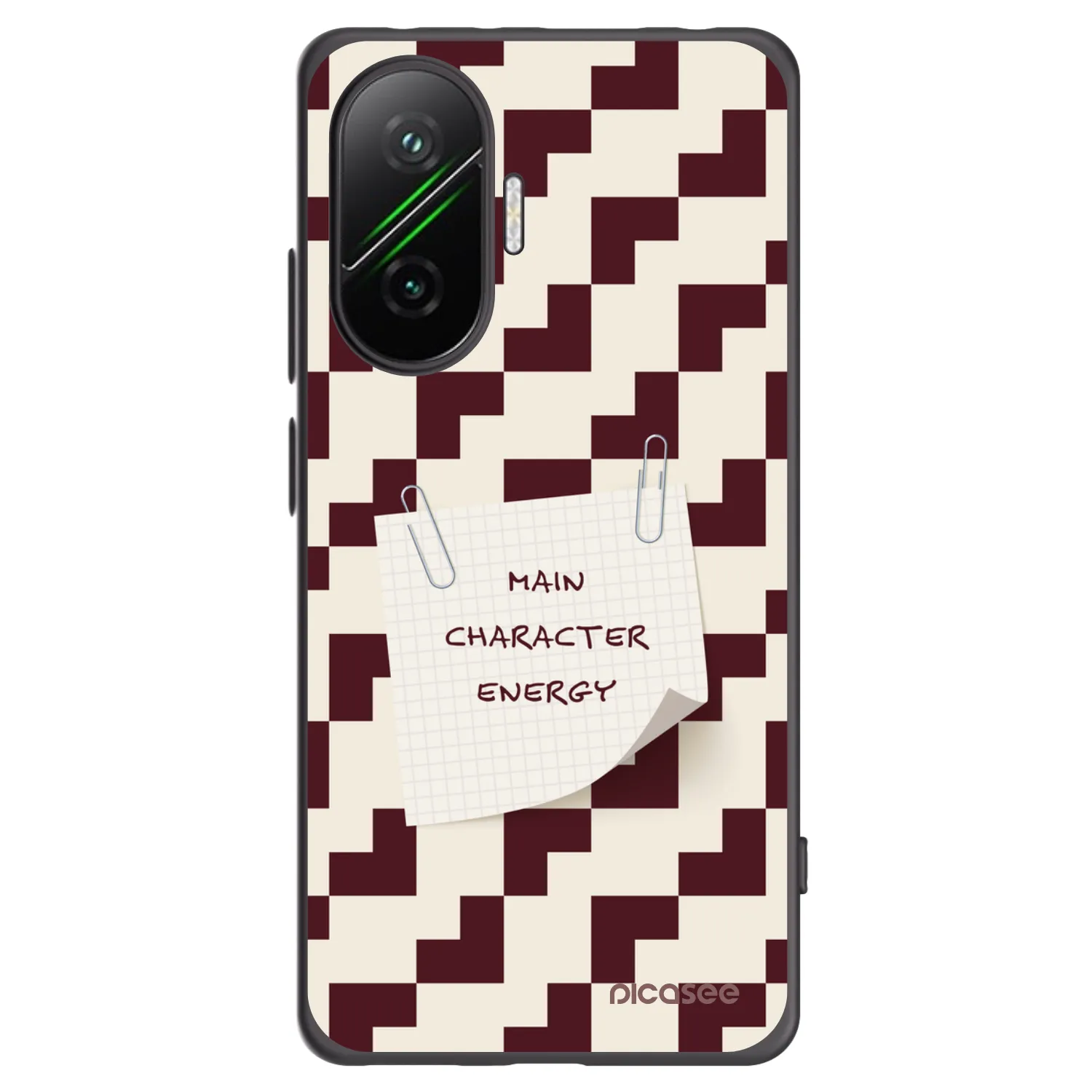 Picasee Μαύρη θήκη σιλικόνης για Xiaomi Poco F7 5G - Lead Role