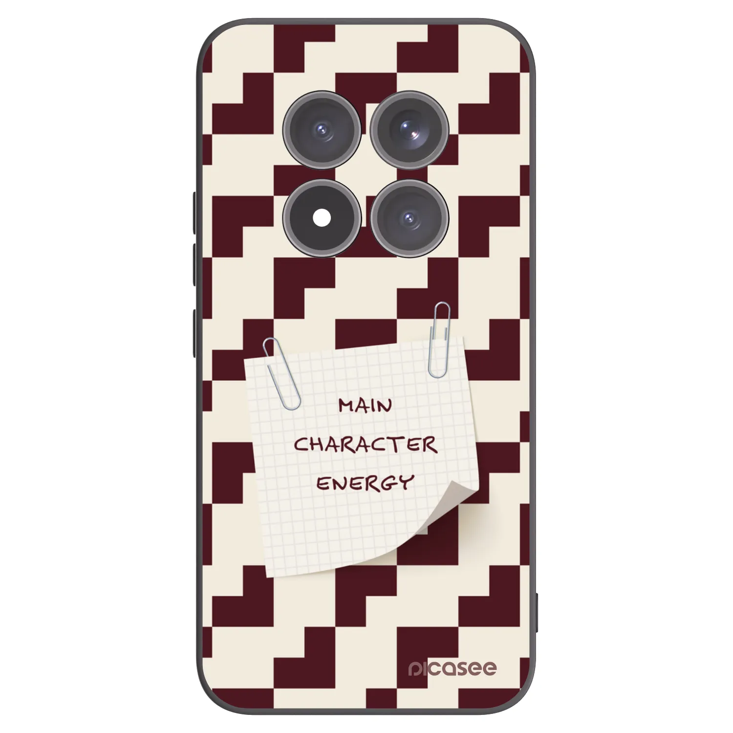 Picasee Μαύρη θήκη σιλικόνης για Xiaomi Redmi Note 15 Pro+ - Lead Role