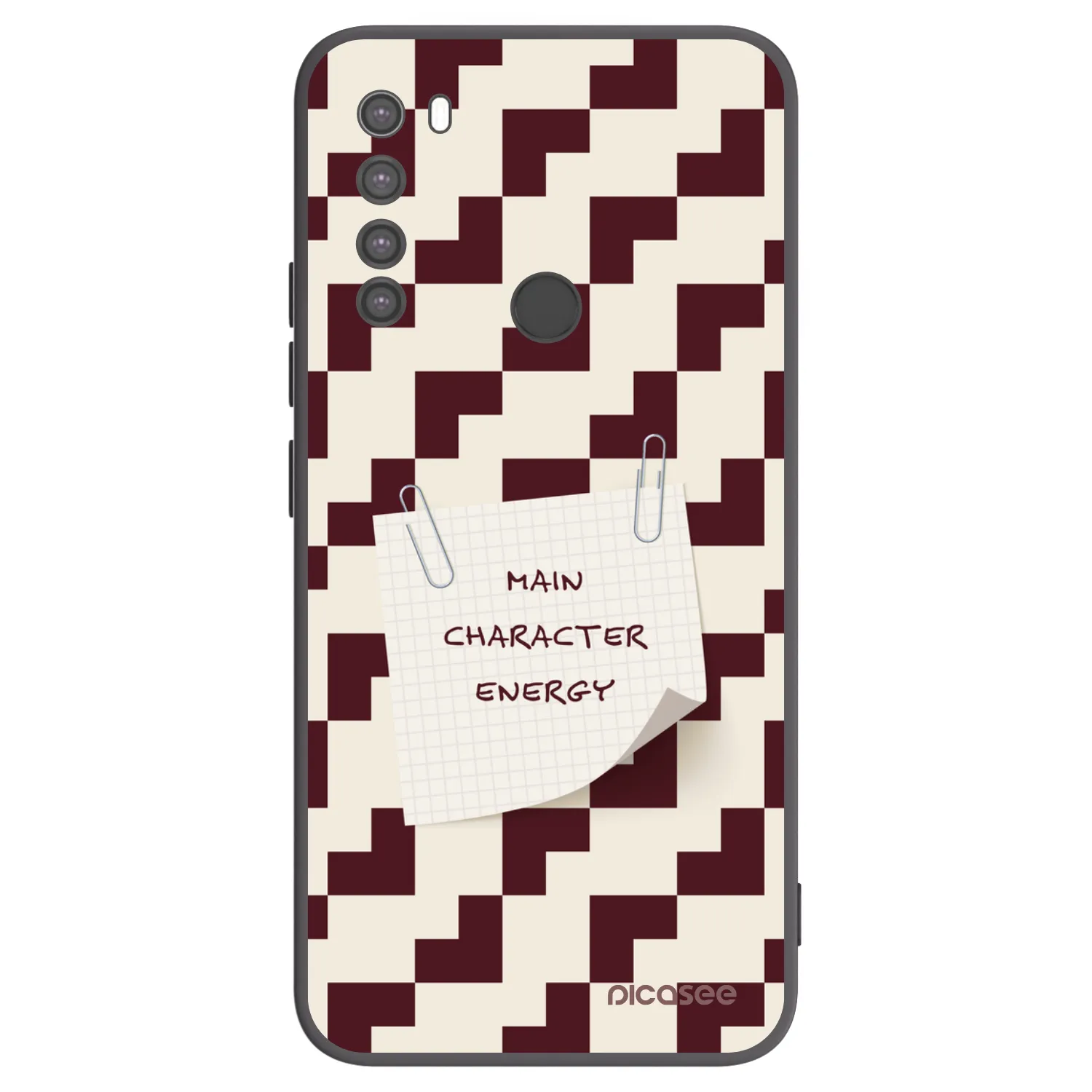 Picasee Μαύρη θήκη σιλικόνης για Xiaomi Redmi Note 8 - Lead Role