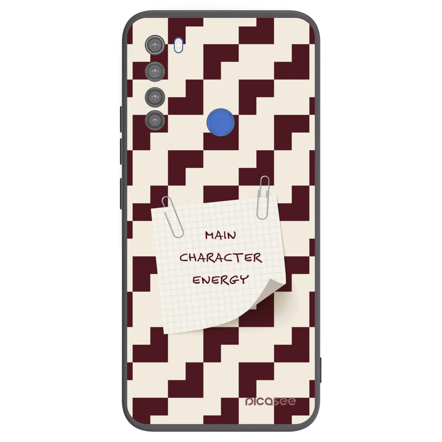 Picasee Μαύρη θήκη σιλικόνης για Xiaomi Redmi Note 8T - Lead Role