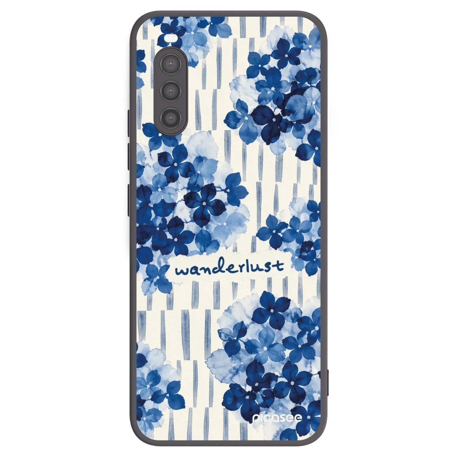 Picasee Μαύρη θήκη σιλικόνης για Sony Xperia 10 II - Azorea