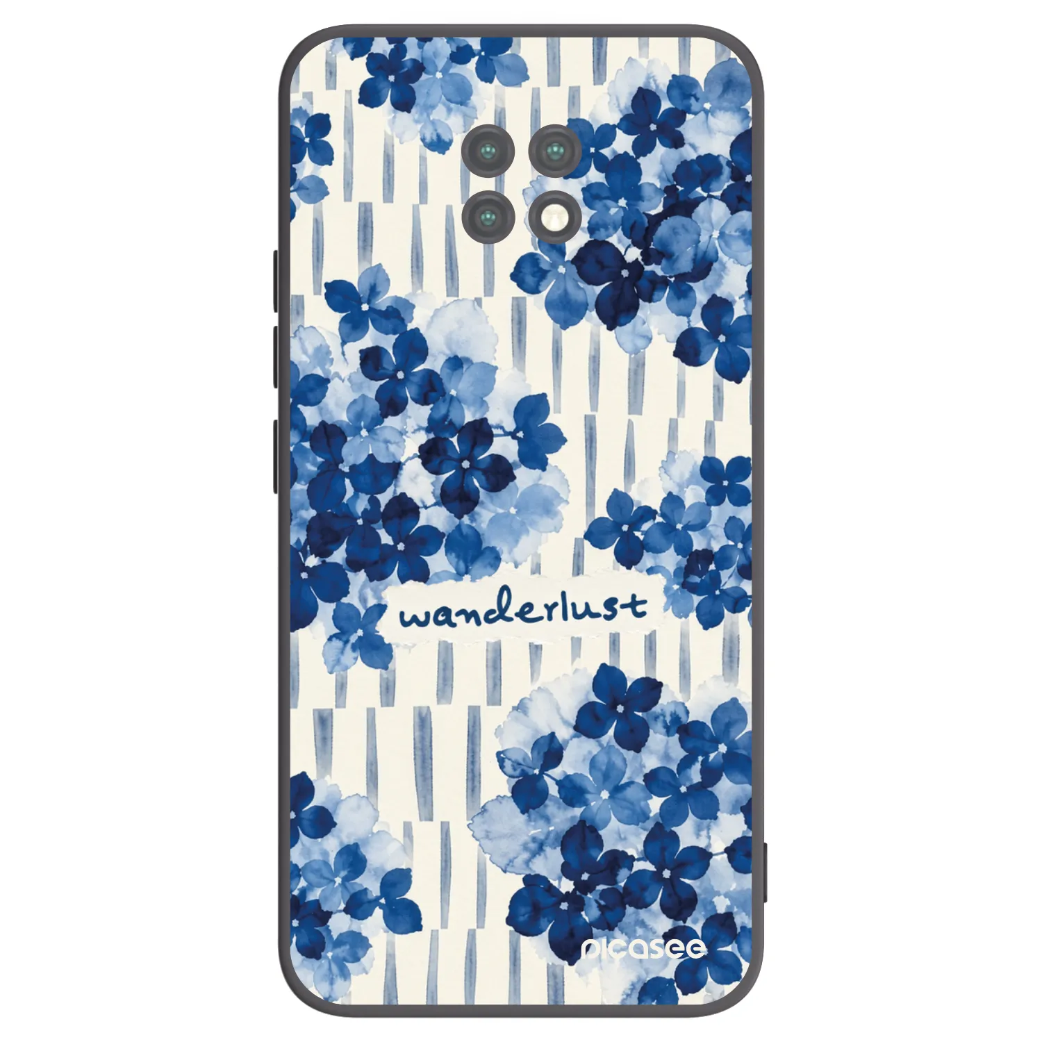 Picasee Μαύρη θήκη σιλικόνης για Xiaomi Redmi Note 9T - Azorea
