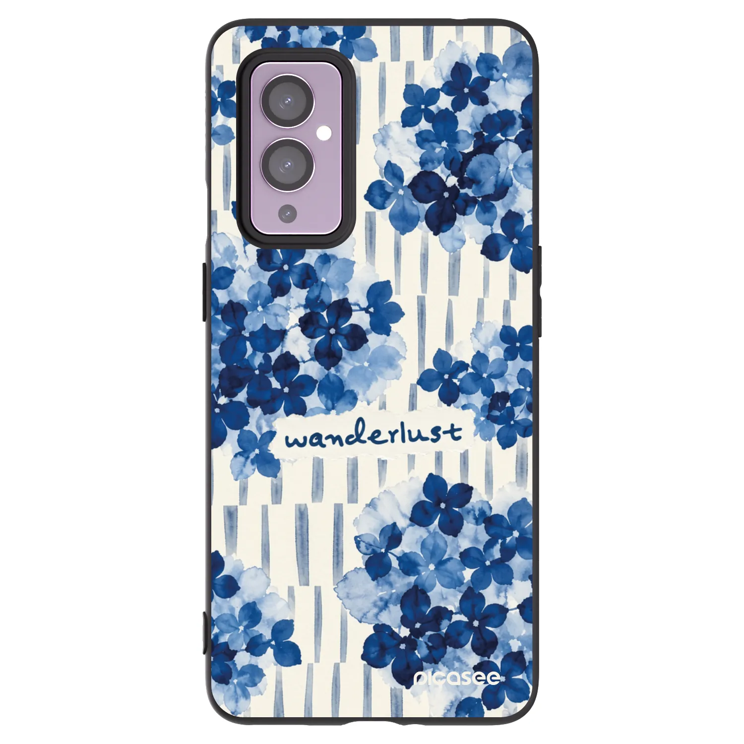Picasee Μαύρη θήκη σιλικόνης για OnePlus 9 - Azorea